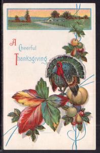 A Cheerful Thanksgiving Turkey