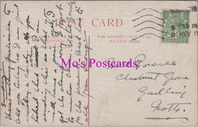 Genealogy Postcard - Powell, Chestnut Grove, Gedling, Nottinghamshire GL2189