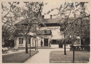 Ruhpolding Hotel Sonnenhof German Old Real Photo Postcard