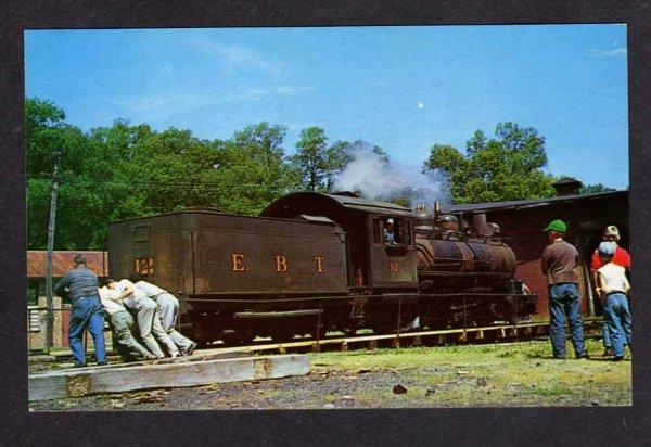 PA East Broad Top Railroad Train Narrow Gauge PENN Postcard  Pennsylvania