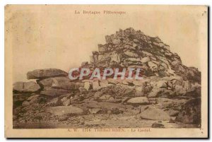 Old Postcard Picturesque Brittany Trebeurden Le Castel