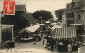 CPA LE CROTOY Le Marché (758052)