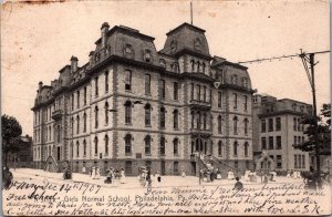 Girls Normal School Philadelphia Pennsylvania Vintage Postcard C036