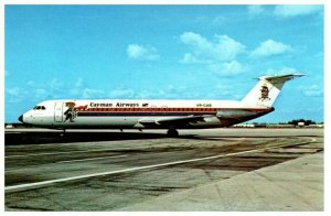 Cayman Airways British Aircraft Corporation BAC 111 Airplane Postcard