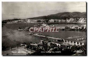 Old Postcard Espana Spain Spain Palma Mallorca Partial Vista del Puerto