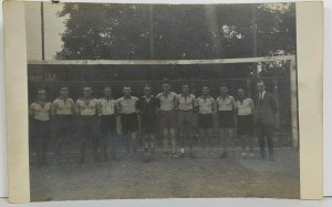 Rppc Germany Handball Team Mannschaft 1925 Real Photo Postcard P12