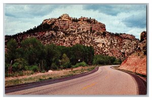 Vintage Postcard WY Big Horn Mountains Ten Sleep Canyon Wyoming U.S. Highway 16