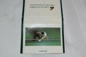 Delta Hotels Tennis Advertising 30 Strike Matchbook Cover