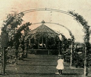 Queen of the Roses Elizabeth Park Hartford Connecticut CT 1908 Vtg Postcard Q14