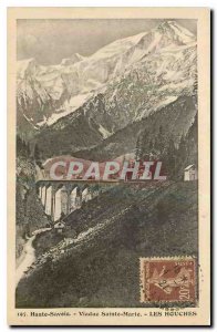 Old Postcard Haute Savoie Sainte Marie Viaduct Les Houches