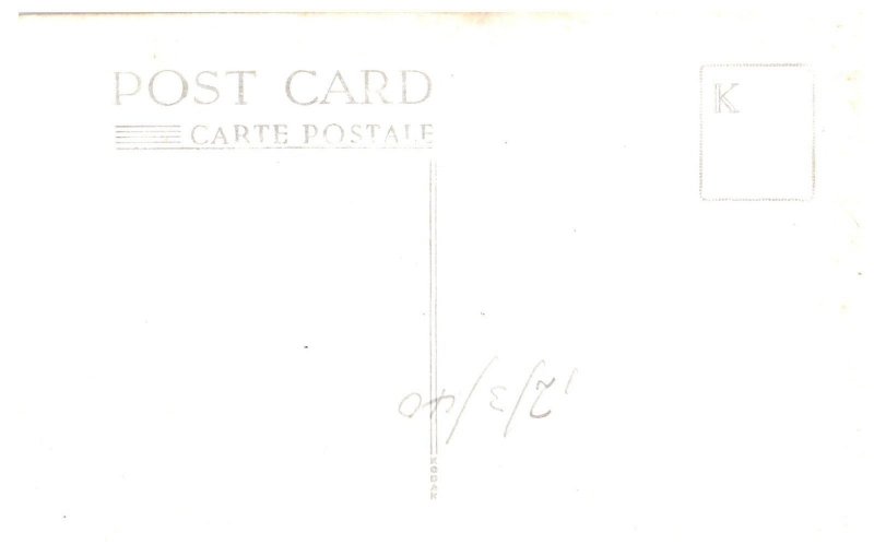 The Cathedral Cairo Egypt Real Photo Postcard