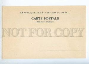 231962 BRAZIL Coat of arms STAMPS Vintage Zieher postcard