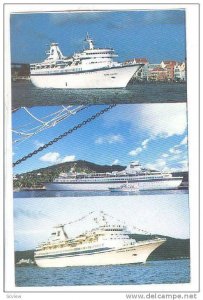 3-Views, Oceanliner/Ship/Steamer, Royal Caribbean Cruise Line, 1940-1960s