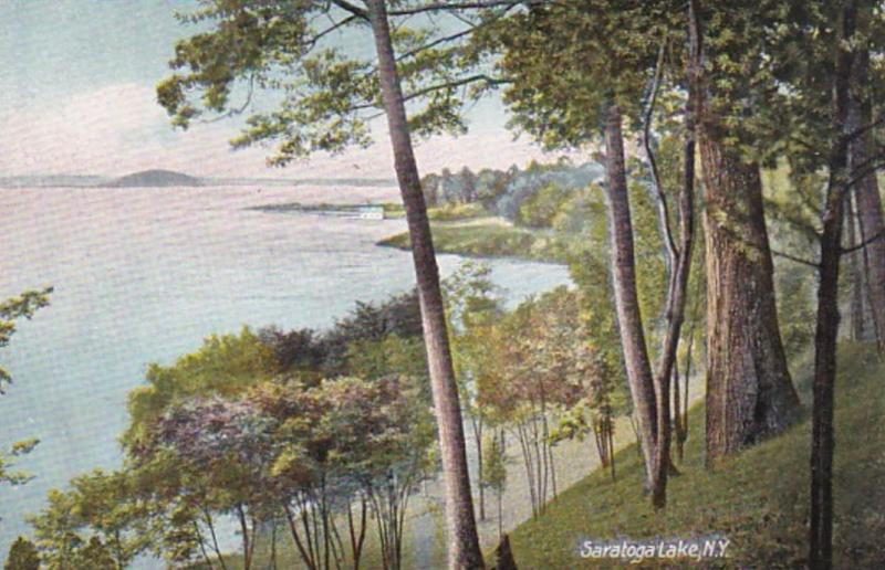 New York Saratoga Lake Scene