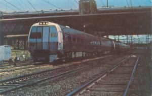 Penn Central Metroliner Train  #866 On Track Chrome Postcard Unused