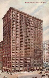 CHICAGO, IL Illinois  HEYWORTH BUILDING & Street View   c1910's Postcard