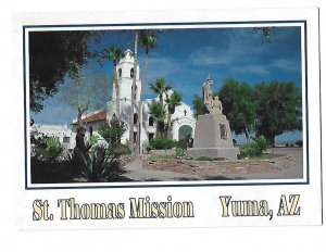 St. Thomas Mission Yuma Arizona Established by the Spanish 4  by 6 Card