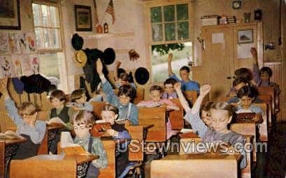 Amish Children at School - Dutch Country, Pennsylvania