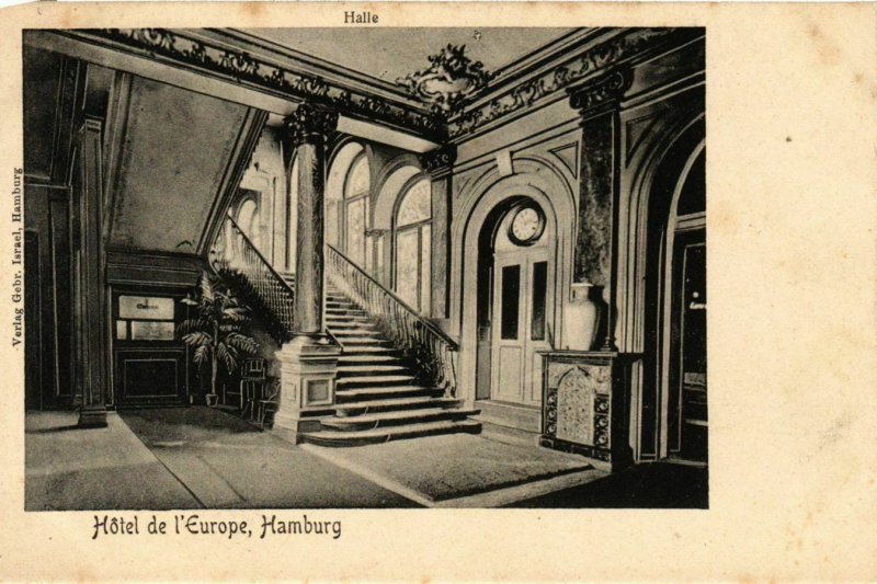 CPA AK Hamburg- Hotel de l'Europe, Halle GERMANY (888317)