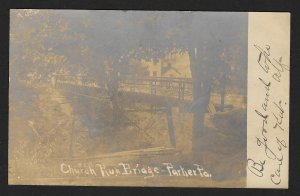 Church Run Bridge Parker PA RPPC Used c1906