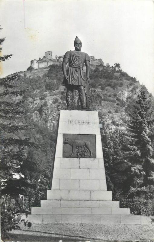 Romania Deva Decebalus last king of Dacia statue