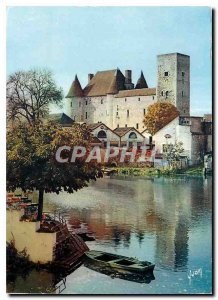 Postcard Modern Colors and Light of France Nemours (Seine et Marne) Chateau a...