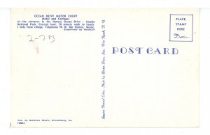 ME - Bar Harbor. Ocean Drive Motor Court