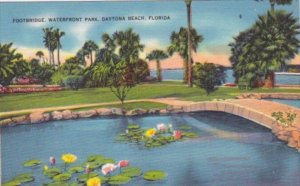 Florida Daytona Beach Footbridge In Waterfront Park