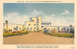 Marine Village Court on Marineland Ocean Beach North of Daytona Beach - Marin...