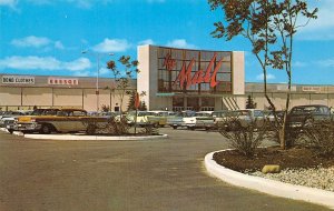 Pontiac Michigan The Mall, Exterior, Photochrome Vintage Postcard U9743