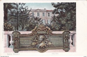 SAN REMO , Italy , 1901-07 ; Villa Zirio