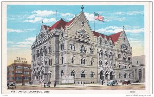 COLUMBUS, Ohio, 1900-1910's; Post Office