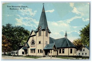 1916 True Memorial Church Rochester New Hampshire NH Antique Posted Postcard