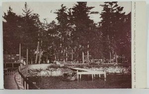 Lake Auburn Maine After the Theatre Postcard P19