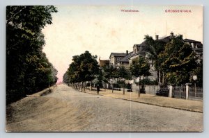 1910  Germany  Grossenhain  Weststrasse   Postcard