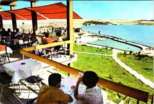 Golbasi, Ankara Turkey  RESTAURANT~LAKE~SWIMMING POOL  4X6 Vintage Postcard