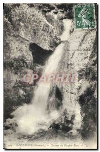 Old Postcard Sassenage Grenoble Cascade Blue Chasm