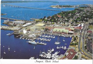 Newport Rhode Island State Pier Inn on Long Wharf  4 by 6