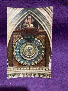 England Clock Wells Cathedral unposted