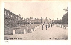 West Front and Old Barracks, Hampton Ct Palace United Kingdom, Great Britain,...