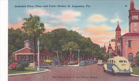 Florida St Augustine Cathedral Place Plaza & Public Market