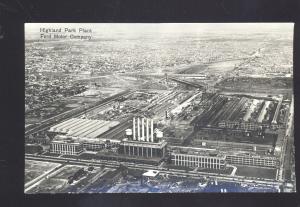 RPPC DETROIT MICHIGAN FORD MOTOR COMPANY HIGHLAND PARK PLANT REAL PHOTO POSTCARD