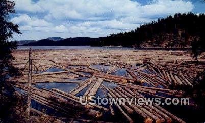 Log Storage - Lake Coeur d'Alene, Idaho ID