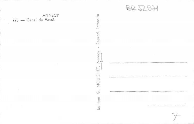 BR52971 Annecy canal du Vasse       France
