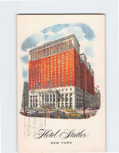 Postcard Hotel Statler, Manhattan, New York