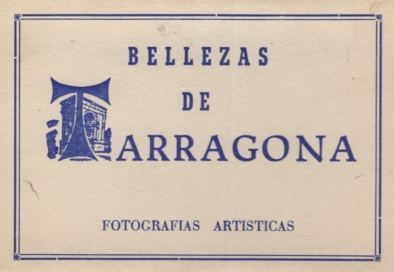 Bellezas De Tarragona Spain 10x Antique Postcard Book