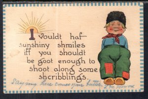 Sunny Smiles Dutch Boy Comic BIN