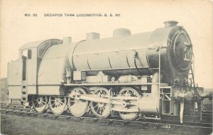Postcard Decapod Tank Locomotive