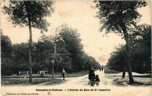 CPA NEAUPHLE-le-CHATEAU L'Entrée du Bois de Ste-Appoline (617661)