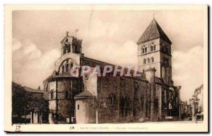 Old Postcard Saint Gaudens L & # 39eglise (collegiate)